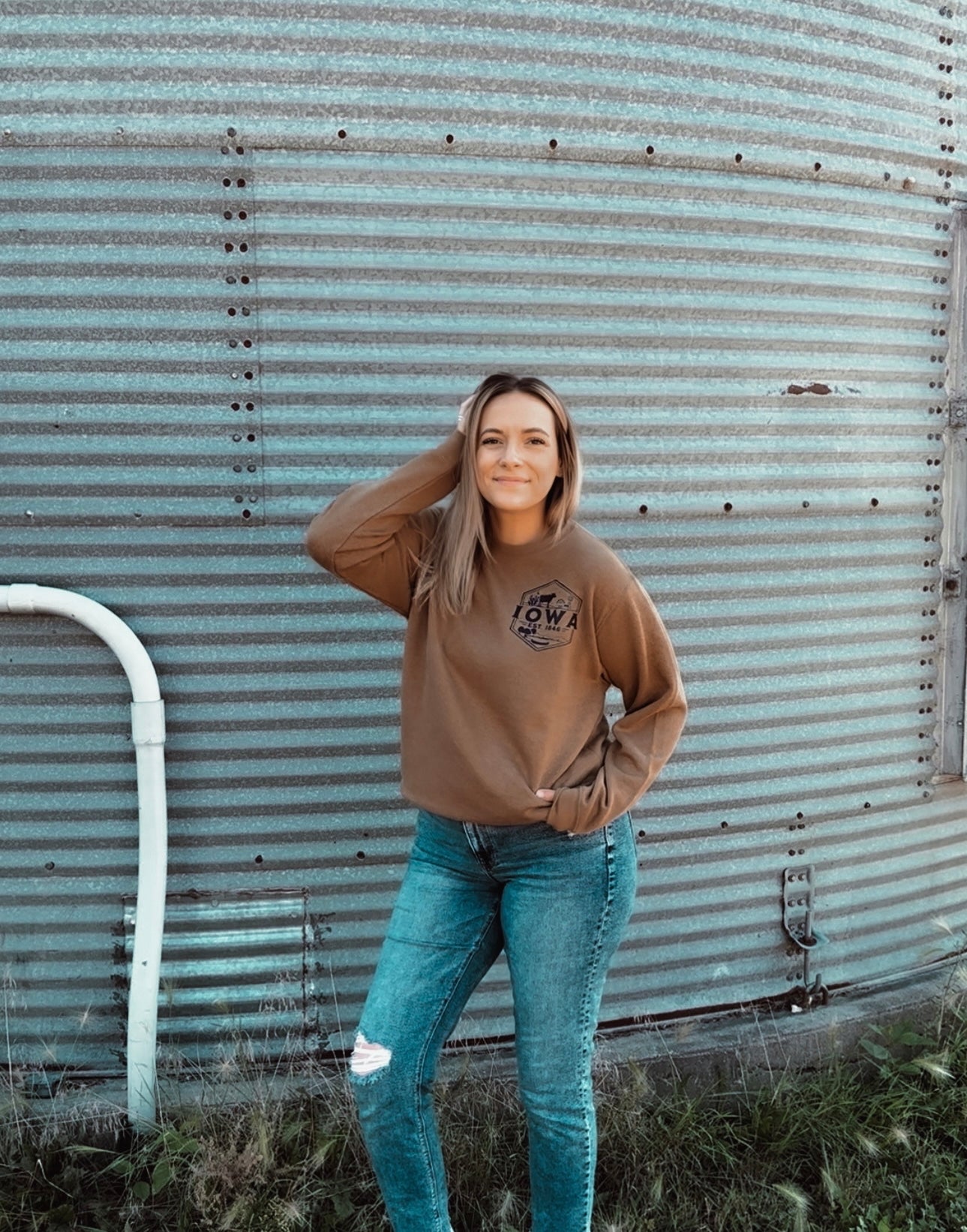 Iowa Farm Crewneck Sweatshirt