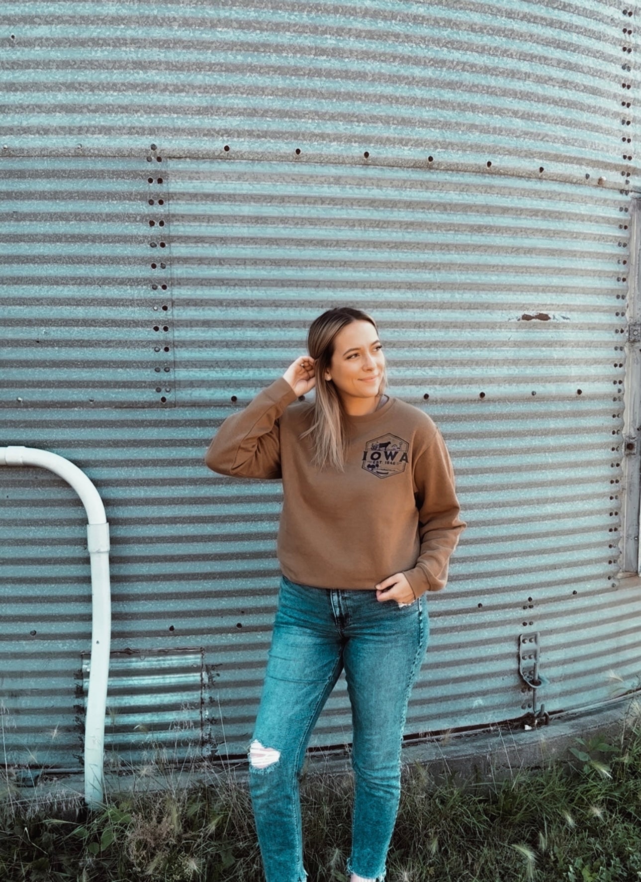 Iowa Farm Crewneck Sweatshirt