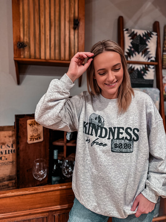 Kindness is Free Crewneck