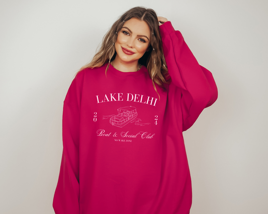 Lake Delhi Boat & Social Club Crewneck