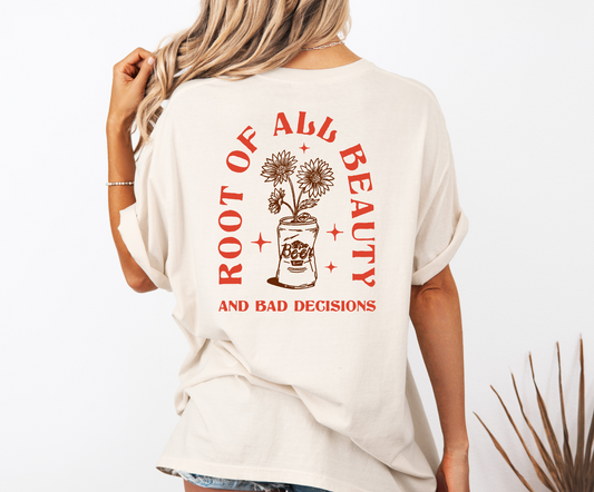 Root Of All Beauty Pocket Tee