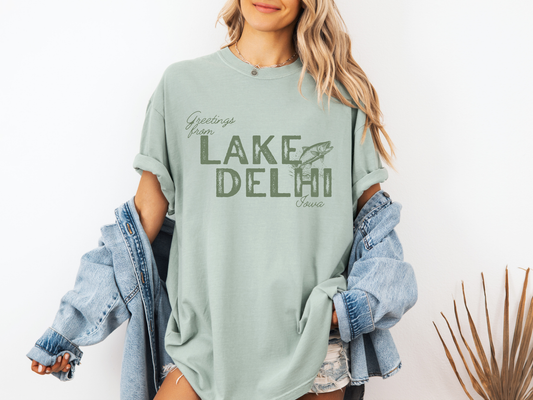 Greetings from Lake Delhi Tee