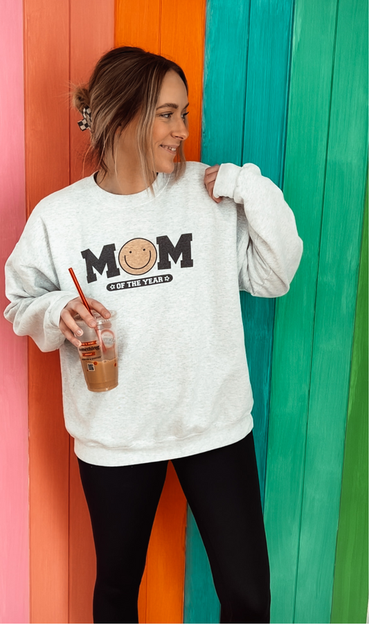 Mom of the Year Crewneck - SUBLIMATION